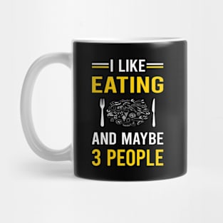 3 People Eating Mug